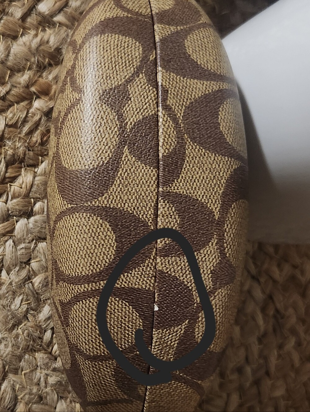 Coach Women's Black Sunglasses with Tan Signature Monogram Case - Picture 8 of 8